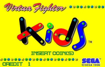 Virtua Fighter Kids screen shot title